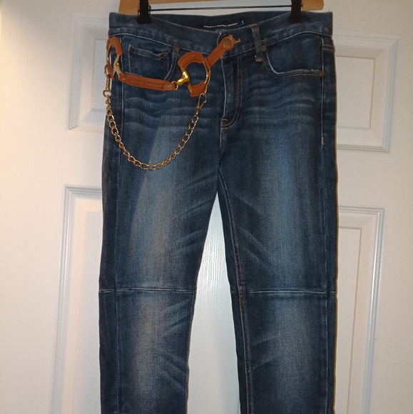 Ralph Lauren Ladies Equestrian Jeans w/Bridle Bit - Picture 1 of 11